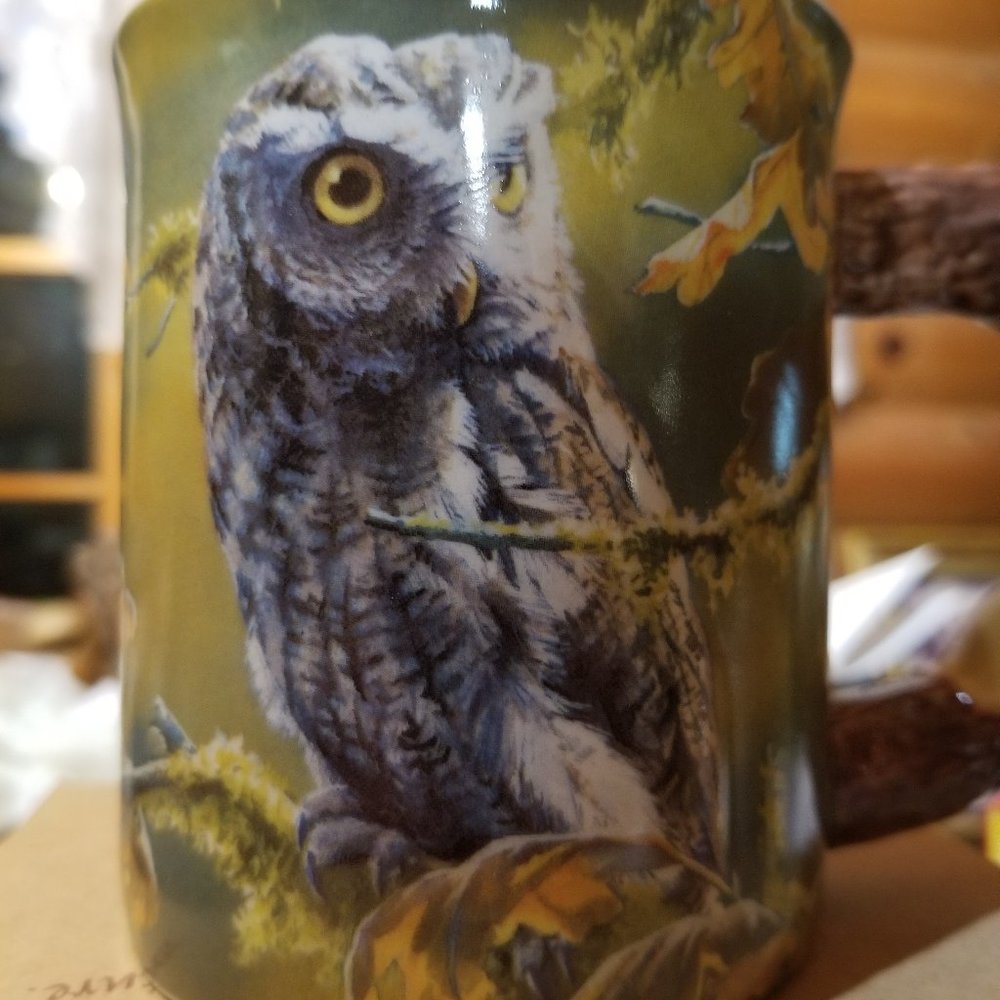 Wild Wings Sculpted Coffee Mug   New in Box
